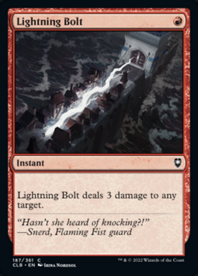 Lightning Bolt [Commander Legends: Battle for Baldur's Gate] | L.A. Mood Comics and Games