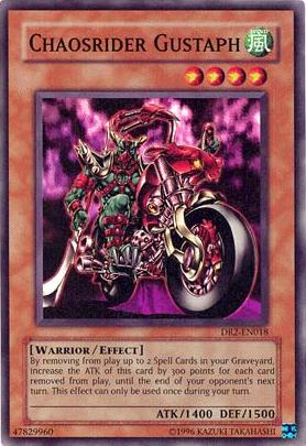 Chaosrider Gustaph [DR2-EN018] Super Rare | L.A. Mood Comics and Games