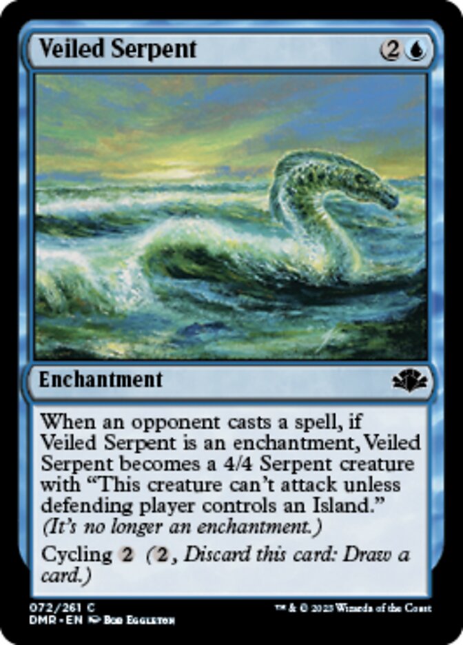 Veiled Serpent [Dominaria Remastered] | L.A. Mood Comics and Games