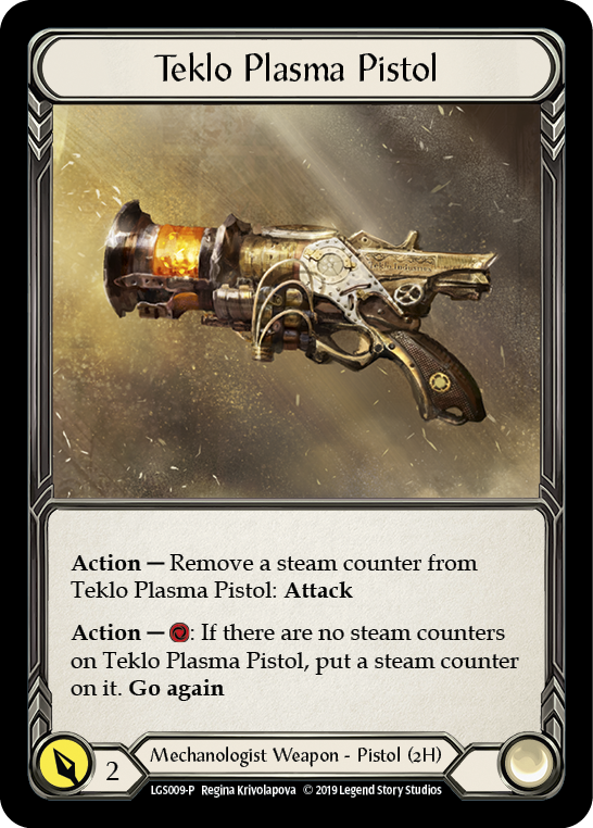 Teklo Plasma Pistol [LGS009-P] (Promo)  1st Edition Cold Foil | L.A. Mood Comics and Games