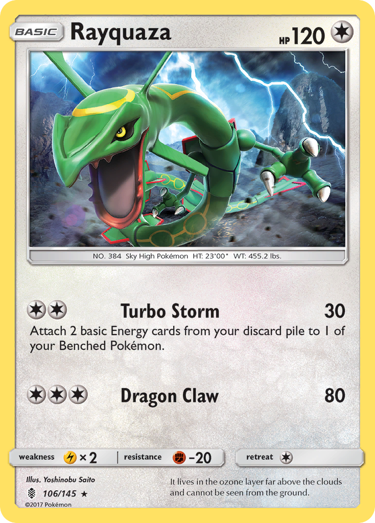 Rayquaza (106/145) [Sun & Moon: Guardians Rising] | L.A. Mood Comics and Games