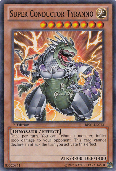 Super Conductor Tyranno [BP01-EN013] Starfoil Rare | L.A. Mood Comics and Games