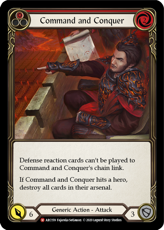 Command and Conquer [U-ARC159] (Arcane Rising Unlimited)  Unlimited Normal | L.A. Mood Comics and Games
