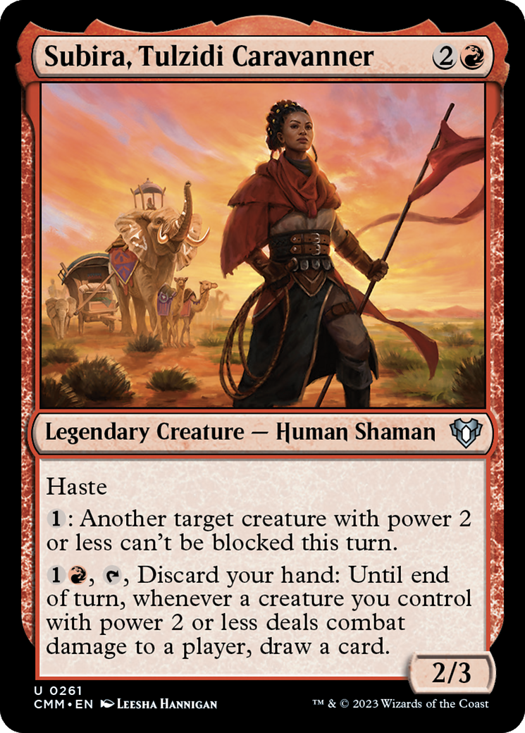 Subira, Tulzidi Caravanner [Commander Masters] | L.A. Mood Comics and Games