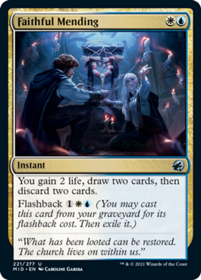 Faithful Mending [Innistrad: Midnight Hunt] | L.A. Mood Comics and Games