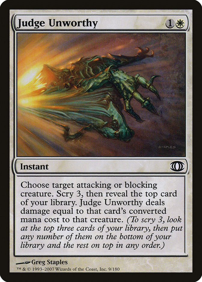 Judge Unworthy [Future Sight] | L.A. Mood Comics and Games