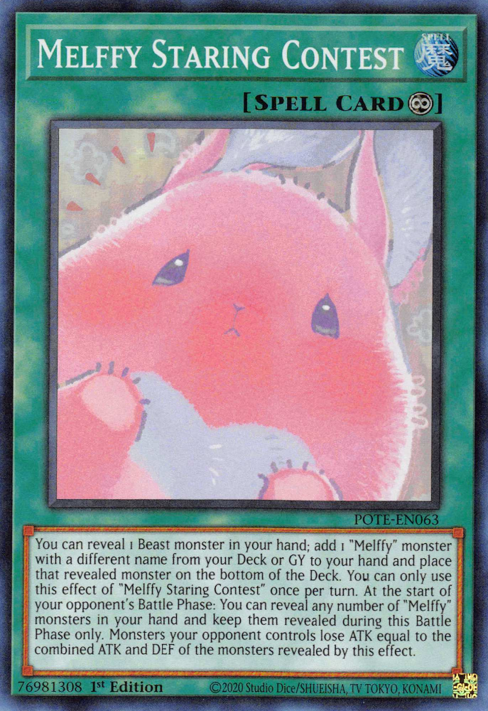 Melffy Staring Contest [POTE-EN063] Super Rare | L.A. Mood Comics and Games