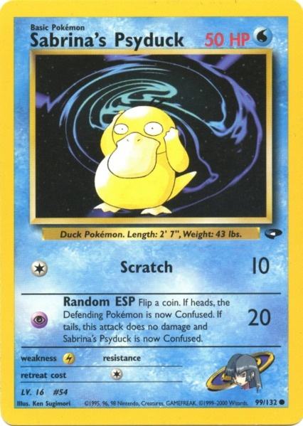 Sabrina's Psyduck (99/132) [Gym Challenge Unlimited] | L.A. Mood Comics and Games