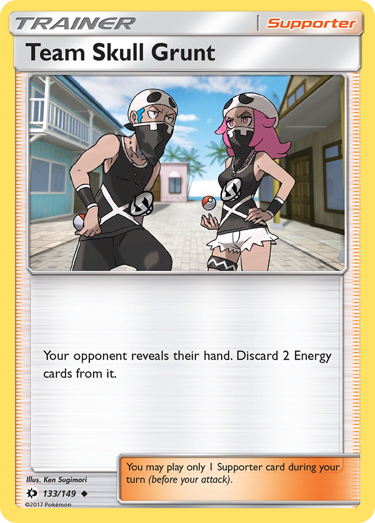 Team Skull Grunt (133/149) [Sun & Moon: Base Set] | L.A. Mood Comics and Games