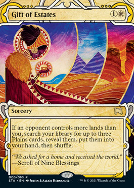 Gift of Estates (Foil Etched) [Strixhaven: School of Mages Mystical Archive] | L.A. Mood Comics and Games