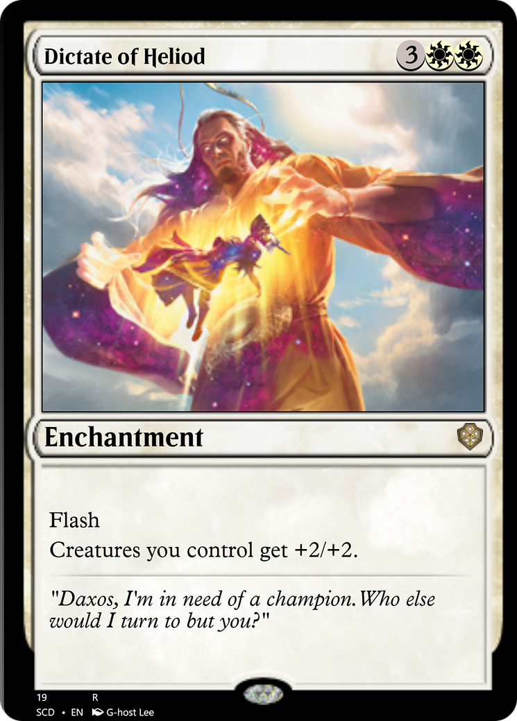 Dictate of Heliod [Starter Commander Decks] | L.A. Mood Comics and Games