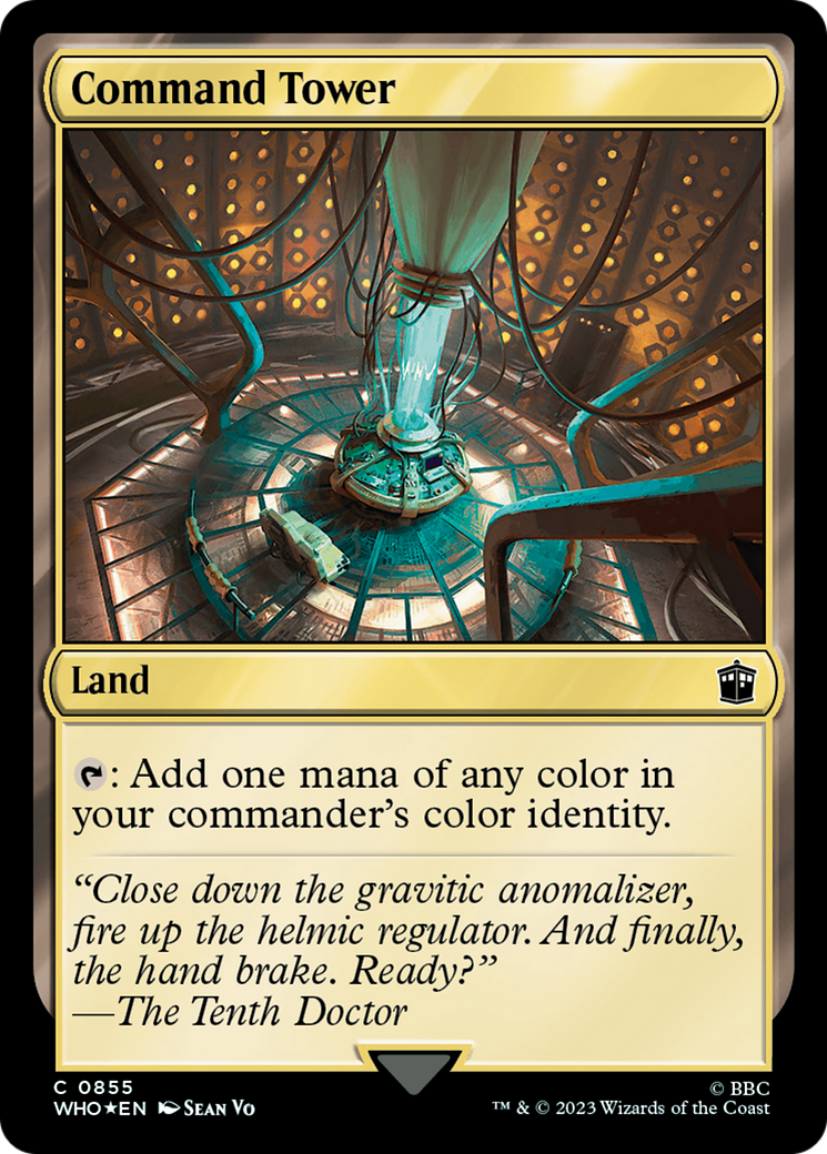 Command Tower (0855)(Surge Foil) [Doctor Who] | L.A. Mood Comics and Games