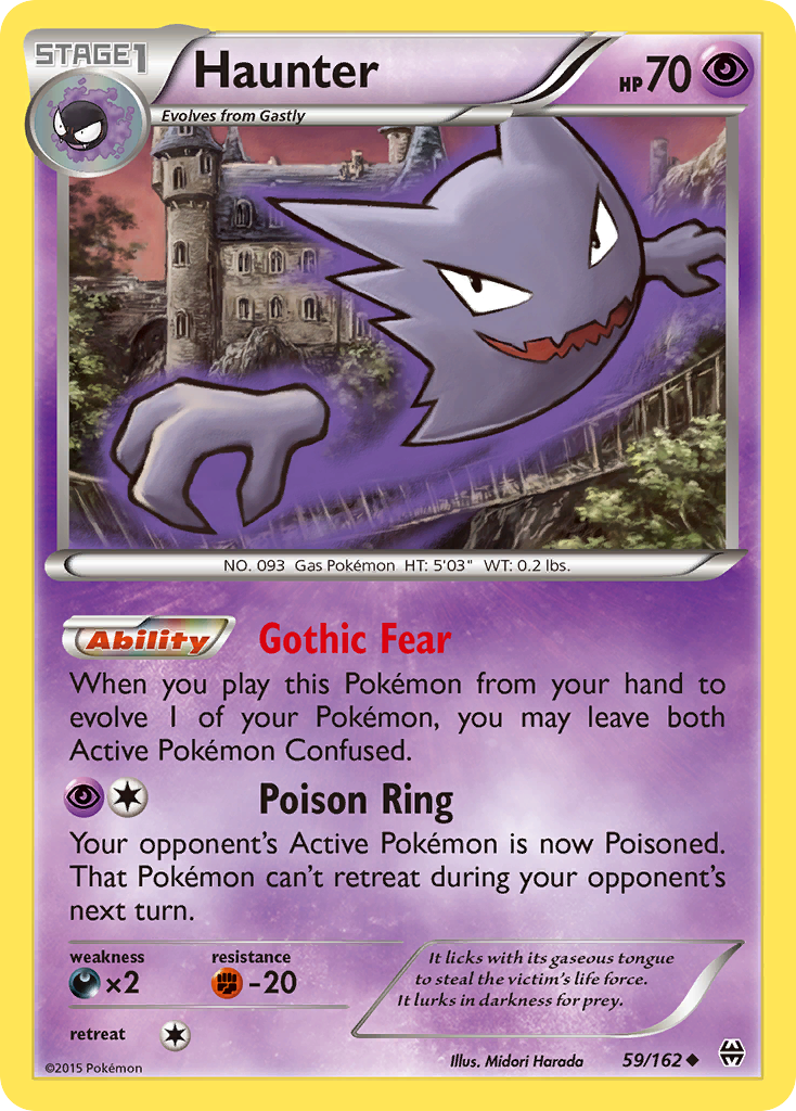 Haunter (59/162) [XY: BREAKthrough] | L.A. Mood Comics and Games