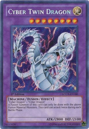 Cyber Twin Dragon [LCGX-EN180] Secret Rare | L.A. Mood Comics and Games