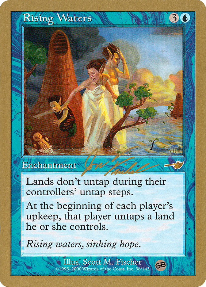 Rising Waters (Jon Finkel) (SB) [World Championship Decks 2000] | L.A. Mood Comics and Games