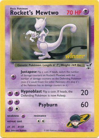 Rocket's Mewtwo (8) (Jumbo Card) [Best of Promos] | L.A. Mood Comics and Games