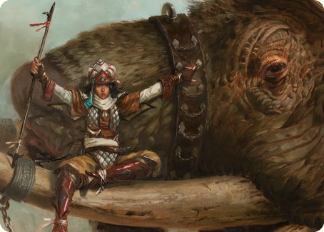 Tuskguard Captain Art Card [Commander Masters Art Series] | L.A. Mood Comics and Games