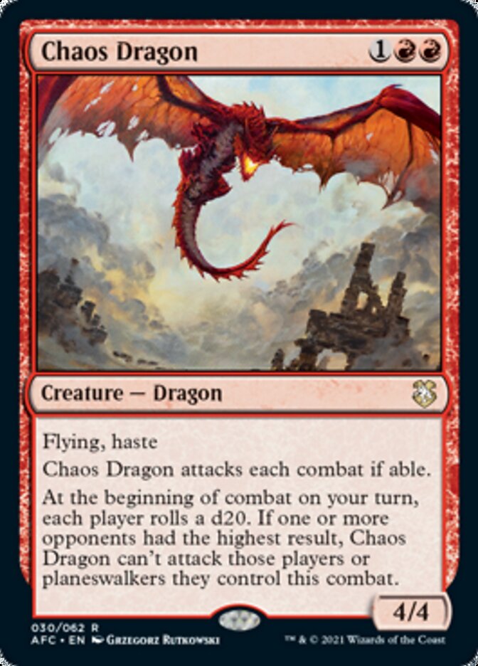 Chaos Dragon [Dungeons & Dragons: Adventures in the Forgotten Realms Commander] | L.A. Mood Comics and Games