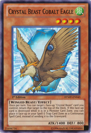Crystal Beast Cobalt Eagle [RYMP-EN045] Super Rare | L.A. Mood Comics and Games