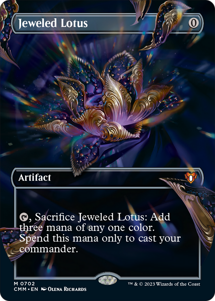 Jeweled Lotus (Borderless Frame Break) [Commander Masters] | L.A. Mood Comics and Games