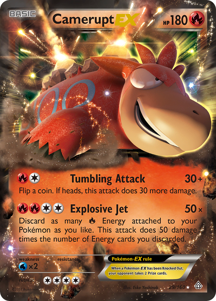 Camerupt EX (29/160) [XY: Primal Clash] | L.A. Mood Comics and Games