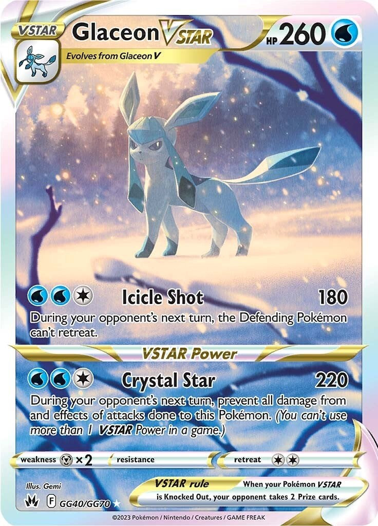 Glaceon VSTAR (GG40/GG70) [Sword & Shield: Crown Zenith] | L.A. Mood Comics and Games