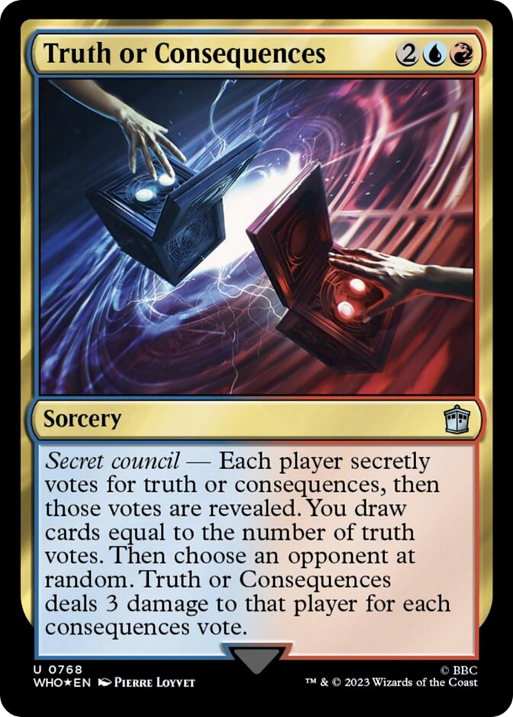Truth or Consequences (Surge Foil) [Doctor Who] | L.A. Mood Comics and Games