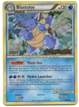 Blastoise (13/95) (Staff Prerelease Promo) [HeartGold & SoulSilver: Black Star Promos] | L.A. Mood Comics and Games