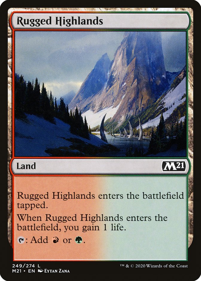 Rugged Highlands [Core Set 2021] | L.A. Mood Comics and Games