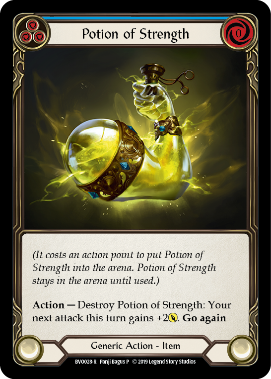 Potion of Strength [BVO028-R] (Bravo Hero Deck)  1st Edition Normal | L.A. Mood Comics and Games