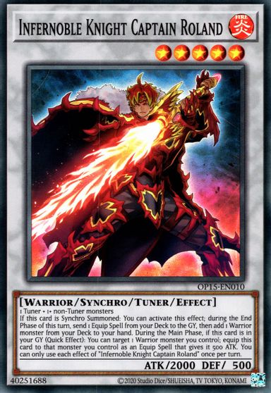 Infernoble Knight Captain Roland [OP15-EN010] Super Rare | L.A. Mood Comics and Games
