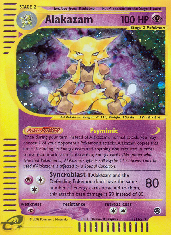 Alakazam (1/165) [Expedition: Base Set] | L.A. Mood Comics and Games