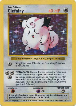 Clefairy (5/102) [Base Set Shadowless Unlimited] | L.A. Mood Comics and Games