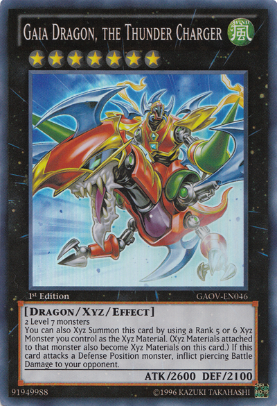 Gaia Dragon, the Thunder Charger [GAOV-EN046] Super Rare | L.A. Mood Comics and Games