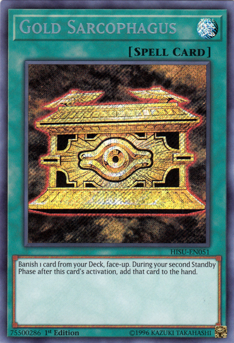 Gold Sarcophagus [HISU-EN051] Secret Rare | L.A. Mood Comics and Games