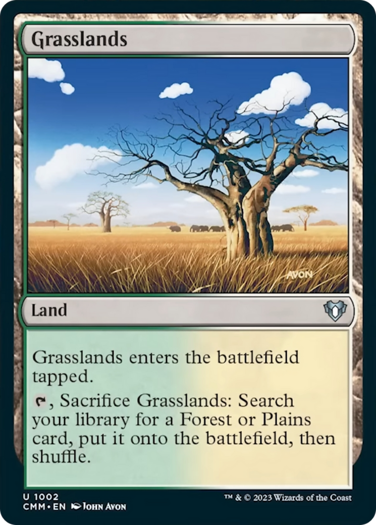 Grasslands [Commander Masters] | L.A. Mood Comics and Games