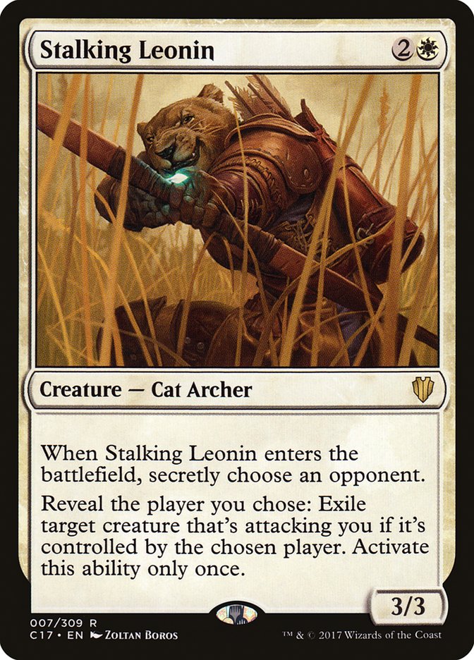 Stalking Leonin [Commander 2017] | L.A. Mood Comics and Games