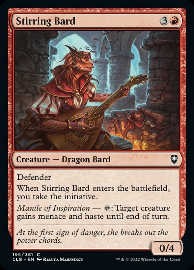 Stirring Bard [Commander Legends: Battle for Baldur's Gate] | L.A. Mood Comics and Games