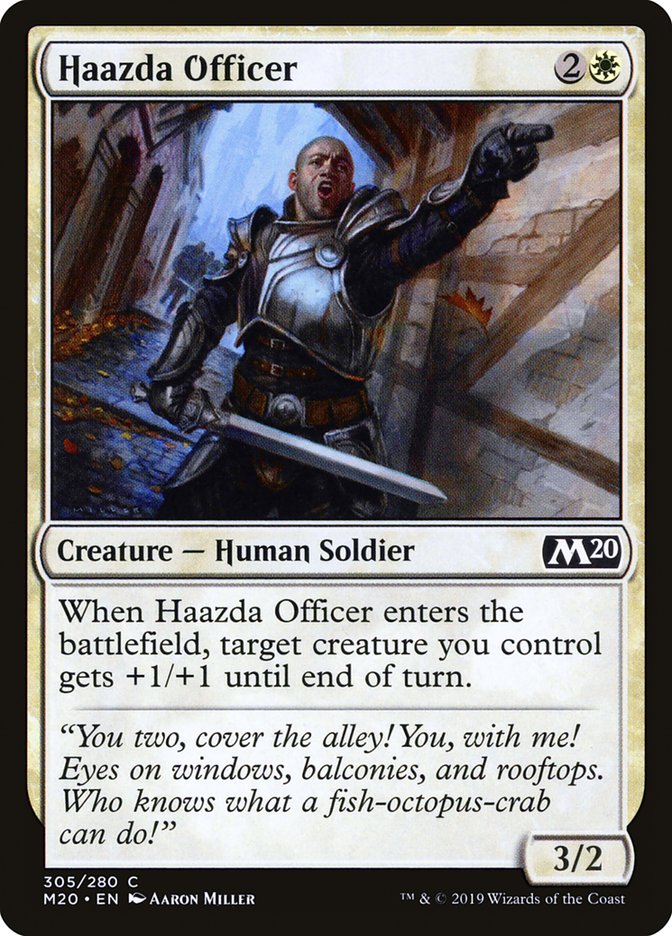 Haazda Officer [Core Set 2020] | L.A. Mood Comics and Games