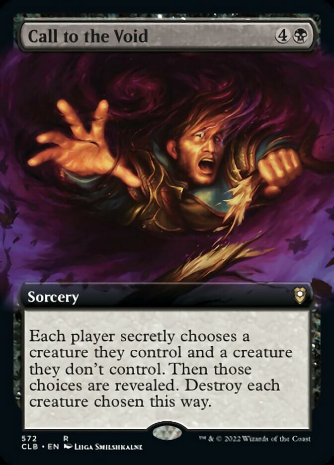 Call to the Void (Extended Art) [Commander Legends: Battle for Baldur's Gate] | L.A. Mood Comics and Games