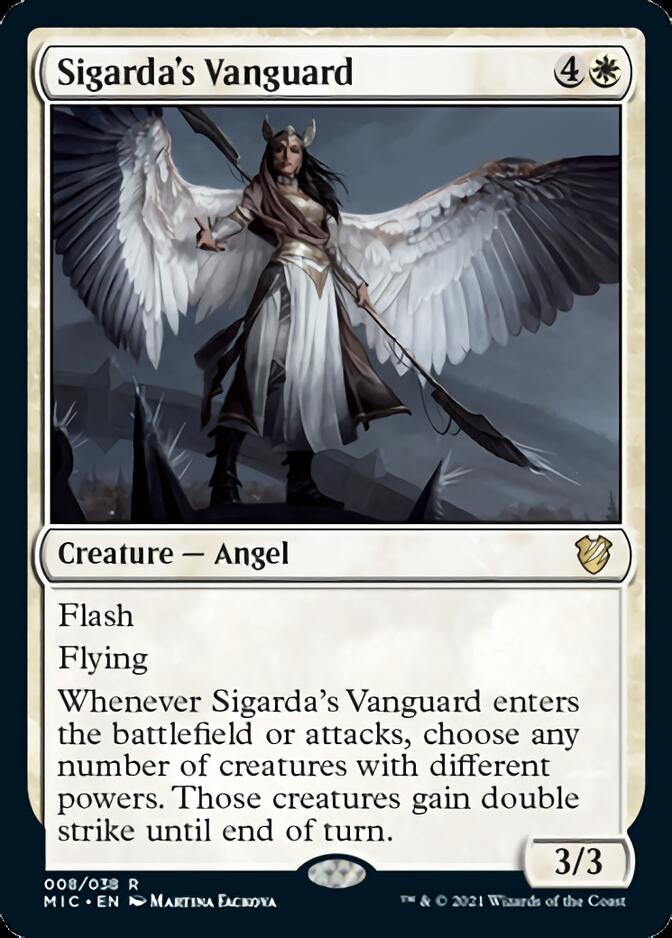 Sigarda's Vanguard [Innistrad: Midnight Hunt Commander] | L.A. Mood Comics and Games