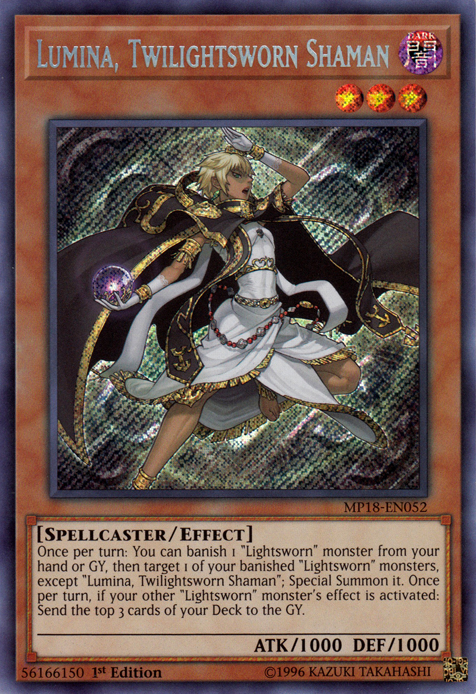 Lumina, Twilightsworn Shaman [MP18-EN052] Secret Rare | L.A. Mood Comics and Games