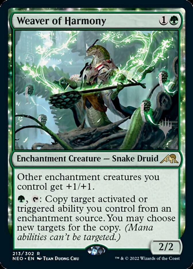 Weaver of Harmony (Promo Pack) [Kamigawa: Neon Dynasty Promos] | L.A. Mood Comics and Games