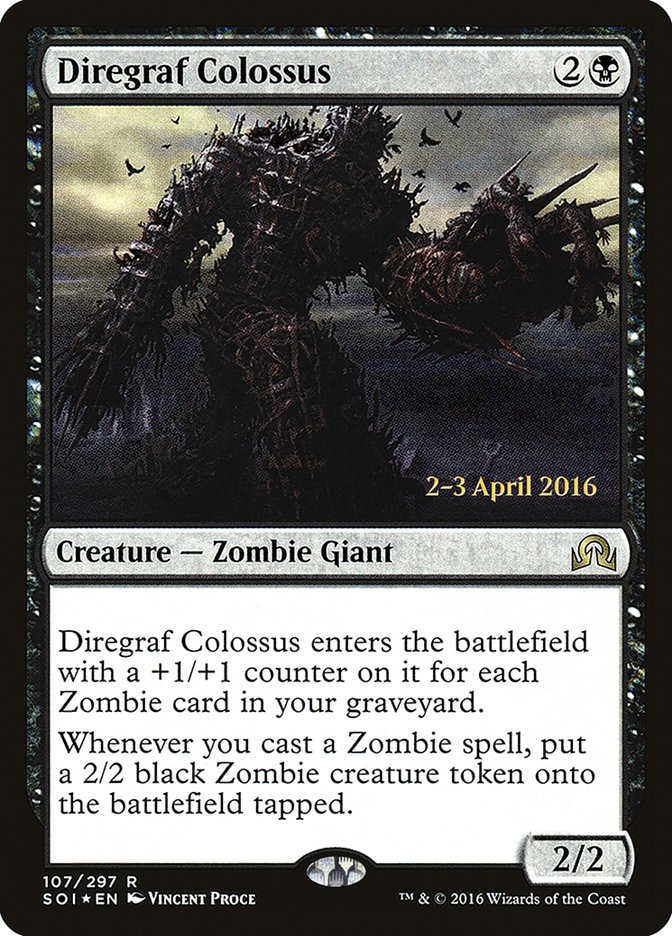 Diregraf Colossus [Shadows over Innistrad Prerelease Promos] | L.A. Mood Comics and Games