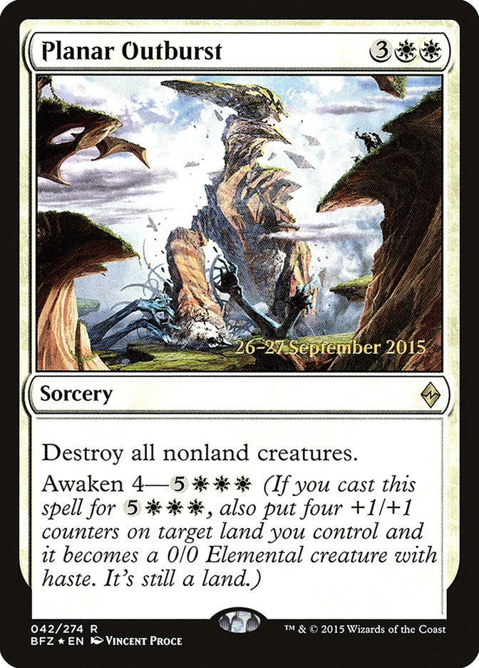 Planar Outburst [Battle for Zendikar Prerelease Promos] | L.A. Mood Comics and Games