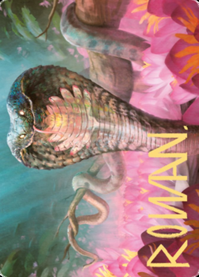 Lotus Cobra Art Card (Gold-Stamped Signature) [Zendikar Rising Art Series] | L.A. Mood Comics and Games