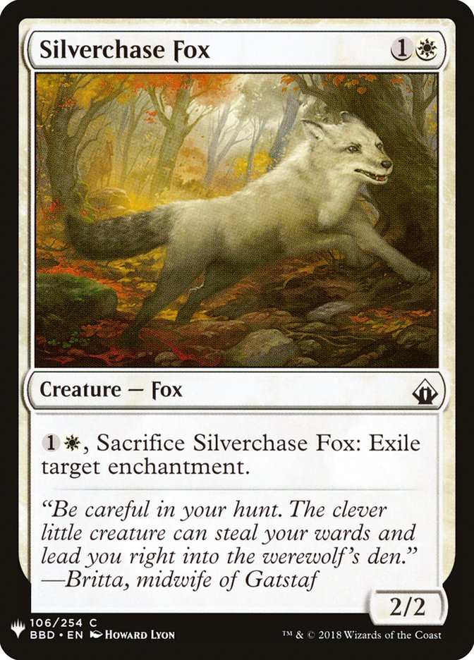 Silverchase Fox [Mystery Booster] | L.A. Mood Comics and Games
