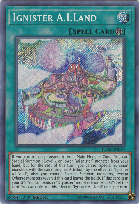 Ignister A.I.Land [IGAS-EN050] Secret Rare | L.A. Mood Comics and Games