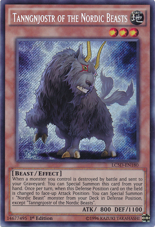 Tanngnjostr of the Nordic Beasts [LC5D-EN180] Secret Rare | L.A. Mood Comics and Games