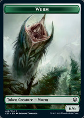 Wurm // Kraken Double-Sided Token [Commander 2021 Tokens] | L.A. Mood Comics and Games